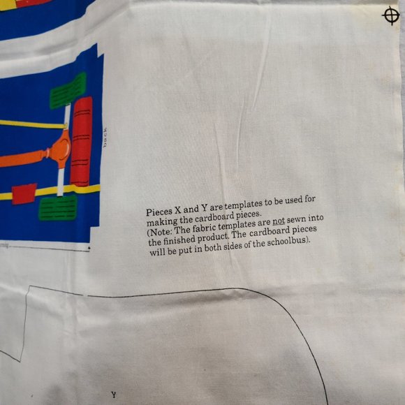 Teachers Pets School Bus Soft Sculpture Fabric Panel by Cranston - Picture 11 of 12